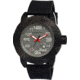 Morphic 0802 M8 Series Mens Watch, Grey Dial w/ Black Silicone Band, Black Stainless Case MPH0802