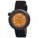 Morphic 1305 M13 Series Mens Watch, Orange Dial w/ Black Leather Band, Black Stainless Case MPH1305