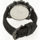 Morphic Mens M19 Series Full-Function Chronograph Silicone Strap Watch Black Bezel, Black/Circle-shaped Case, Black/analog Dial, Black Hands MPH1905