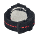 Morphic M21 Series Watch,Black Silicone Band,Red Hand,Black Bezel,Black Analog Dial,Strap Buckle MPH2105