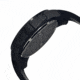 Morphic M21 Series Watch,Black Silicone Band,Red Hand,Black Bezel,White Analog Dial,Strap Buckle MPH2104