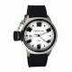 Morphic M24 Series Watch,Black Silicone Band,Black Hand,Black Bezel,White Analog Dial,Strap Buckle MPH2402