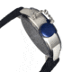 Morphic M24 Series Watch,Black Silicone Band, Blue Bezel,Black Analog Dial,Strap Buckle MPH2405