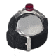 Morphic M24 Series Watch,Black Silicone Band,Silver Hand,Red Bezel,Black Analog Dial,Strap Buckle MPH2403