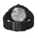 Morphic M25 Series Watch,Black Silicone Band,Red Hand,Black Bezel,Black Analog Dial,Fold Over Push Button Deployment MPH2504