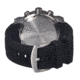 Morphic M26 Series Watch,Black Silicone Band,Red Hand,Silver Bezel,White Analog Dial,Strap Buckle MPH2601