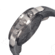 Morphic M26 Series Watch,Grey Silicone Band,Red Hand,Silver Bezel,Grey Analog Dial,Strap Buckle MPH2603