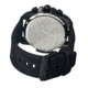 Morphic M28 Series Watch,Black Silicone Band,Red Hand,Black Bezel,Black Analog Dial,Strap Buckle MPH2804