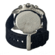 Morphic M28 Series Watch,Black Silicone Band,Red Hand,Silver Bezel,Black Analog Dial,Strap Buckle MPH2802