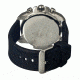 Morphic M28 Series Watch,Black Silicone Band,Red Hand,Silver Bezel,Silver Analog Dial,Strap Buckle MPH2801