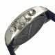 Morphic M28 Series Watch,Black Silicone Band,Red Hand,Silver Bezel,Silver Analog Dial,Strap Buckle MPH2801