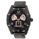 Morphic M42 Series Men's Watches, Black Case, Black/Rose Dial MPH4206