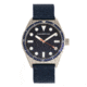 Morphic M69 Series Canvas-Band Watch, Silver/Blue, One Size, MPH6904