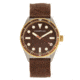 Morphic M69 Series Canvas-Band Watch, Silver/Brown, One Size, MPH6903