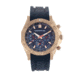 Morphic M75 Series Tachymeter Strap Watch w/ Day-Date, Rose Gold/Blue, One Size, MPH7504