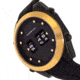 Morphic M76 Series Drum-Roll Strap Watch, Black/Gold, One Size, MPH7604
