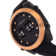 Morphic M76 Series Drum-Roll Strap Watch, Black/Rose Gold, One Size, MPH7605