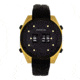 Morphic M76 Series Drum-Roll Strap Watch, Gold/Black, One Size, MPH7602