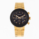 Morphic M78 Series Chronograph Bracelet Watch, Gold/Black, One Size, MPH7805
