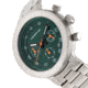 Morphic M78 Series Chronograph Bracelet Watch, Silver/Green, One Size, MPH7803