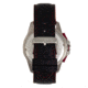 Morphic M82 Series Chronograph Leather-Band Watch w/Date, Silver/Black, One Size, MPH8202