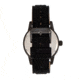 Morphic M85 Series Canvas-Overlaid Leather-Band Watch, Black, One Size, MPH8502