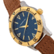 Morphic M85 Series Canvas-Overlaid Leather-Band Watch, Gold/Brown, One Size, MPH8501