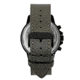 Morphic M86 Series Chronograph Leather-Band Watch, Black/Olive, One Size, MPH8606