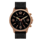 Morphic M86 Series Chronograph Leather-Band Watch, Rose Gold/Black, One Size, MPH8604