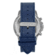 Morphic M86 Series Chronograph Leather-Band Watch, Silver/Navy, One Size, MPH8603