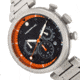 Morphic M87 Series Chronograph Bracelet Watch w/Date, Silver/Orange, One Size, MPH8704