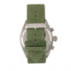 Morphic Mens M53 Series Leather-Band Watch, Olive, MPH5302
