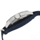 EB104 Edinburgh Mens Watch, navy Band, Blue Bezel, Black Markers, White Face