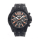 MOS MD103 Madrid Mens Watch, Black Case, 48mm, Orange Markers MOSMD103
