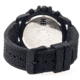 MOS Mens Prague Multi-Function Silicone Strap Watch Black Bezel, Black/Circle-shaped Case, Black/analog Dial, Silver Hands MOSPG104