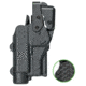 Alien Gear Holsters Rapid Force Duty Holster LVL 3 w/Light-Bearing w/Clamshell Packaging, Glock 19/45 Gen 1-5/19X/19 MOS/23 Gen 1-4/44/45 MOS, Left Hand, BasketWeave Black, RD-M-0057-BW-LH-L1-C