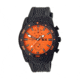 MOS TK104 Tokyo Mens Watch, 45mm, Black Strap, Orange Dial MOSTK104