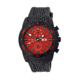 MOS TK103 Tokyo Mens Watch, 45mm, Black Strap, Red Dial MOSTK103