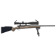 Mossberg Patriot Night Train Bolt Action Rifle, 6.5mm Creedmoor, 22in Barrel, 1-8, 6-24x50 Scope, Synthetic OD Green Stock, Blued, 28019-FRRMPG