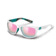 Mossy Oak Sunglass, Wasatch, White/Pnkmr-Smoke, Bu Jade, Mossy Oak MEW2078