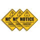 Moultrie Feeders Camera Surveillance Signs, Pack of 3, MCA-13133