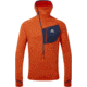 Mountain Equipment Eclipse Hooded Zip Tee - Mens, Magma/Medieval, 2XL, ME-005727 Mag-XXL
