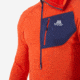 Mountain Equipment Eclipse Hooded Zip Tee - Mens, Magma/Medieval, Small, ME-005727-S-Ma-Me