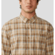 Mountain Hardwear Big Cottonwood Short Sleeve Shirt - Mens, Moab Tan Canopy Plaid, Extra Large, 1829001214-XL