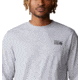Mountain Hardwear Box Logo Long Sleeve Shirt - Men's, Hardwear Grey Heather, XL, 2142581-057-XL