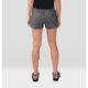 Mountain Hardwear Chillaction Short - Womens, Ashen Sediment Check Print, Large, 2067951043-L