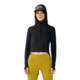 Mountain Hardwear Crater Lake Half Zip Crop Hoody - Womens, 010, M, 2068771-010-M