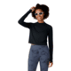 Mountain Hardwear Crater Lake Long Sleeve Crop - Womens, 010, L, 1986771-010-L