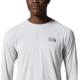 Mountain Hardwear Crater Lake Long Sleeve - Mens, Glacial, Small, 1982421097-S