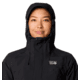 Mountain Hardwear Dry Times Hooded Jacket - Womens, Black, L, 190423045914